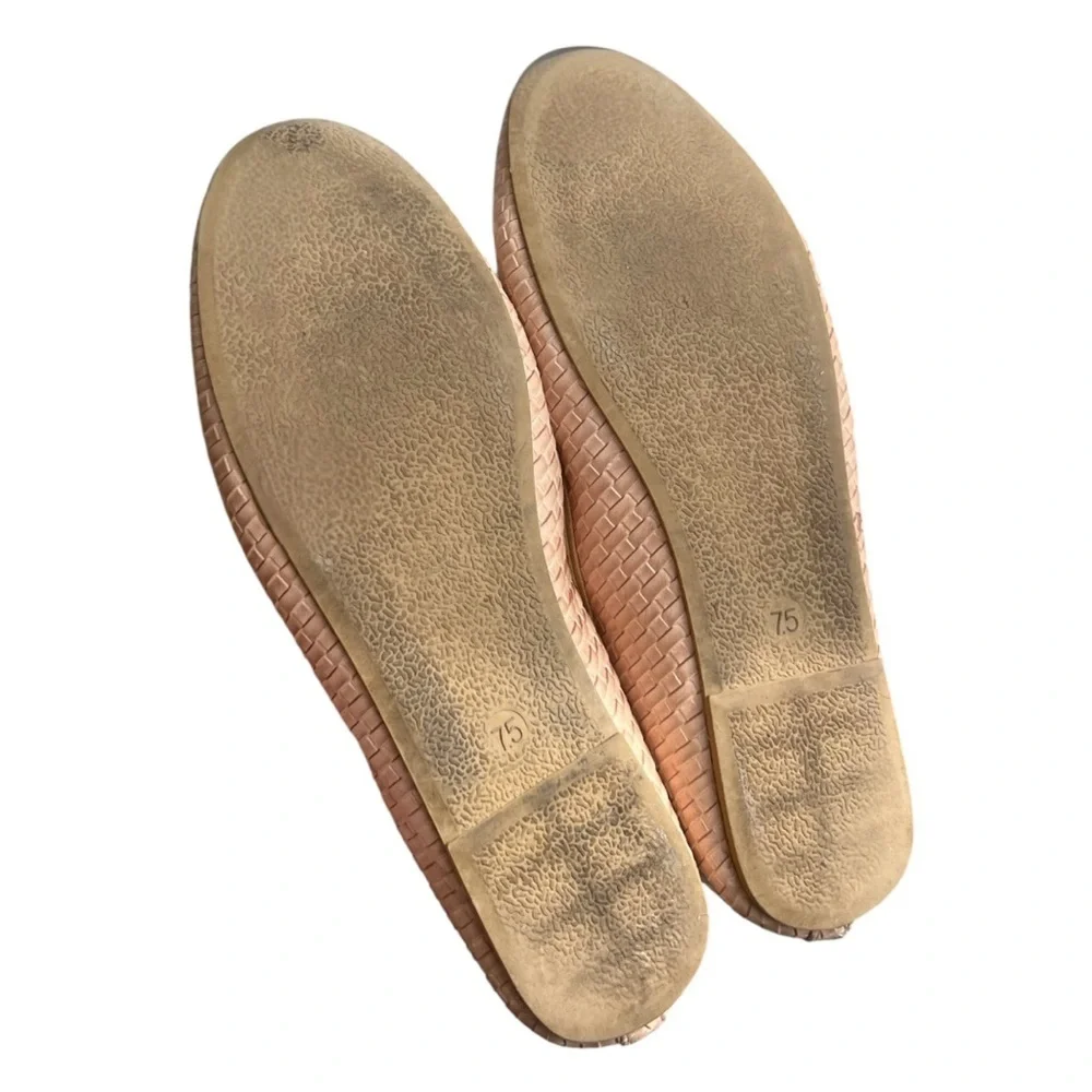 Wanted Woven Beige Ballet Flats